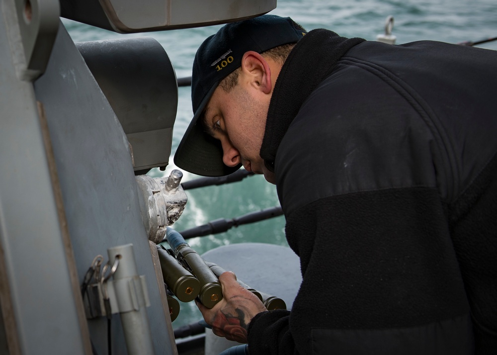 USS Stout Conducts RE-6