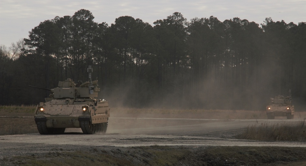 3-15 and 2-69 Conduct Bradley Fighting Vehicle Gunnery