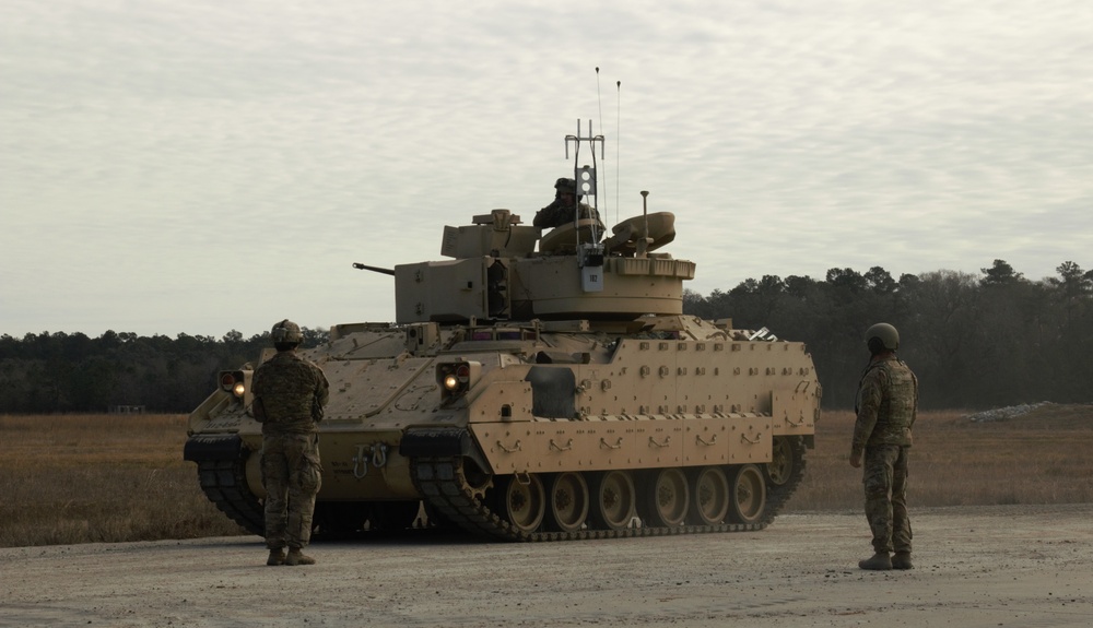 3-15 and 2-69 Conduct Bradley Fighting Vehicle Gunnery