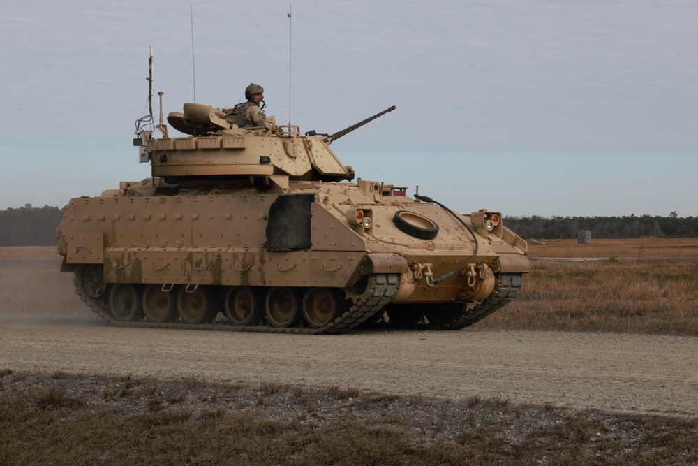 3-15 and 2-69 Conduct Bradley Fighting Vehicle Gunnery