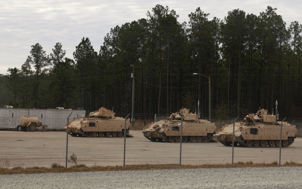 3-15 and 2-69 Conduct Bradley Fighting Vehicle Gunnery