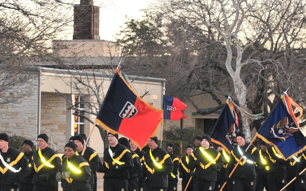 Bayonets have first 2019 brigade run