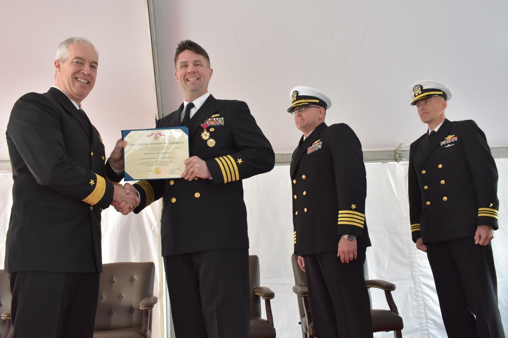 guided-missile destroyer USS Truxtun (DDG 103) change of command