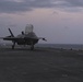 F-35B’s conduct flight operations at sea with external pylons