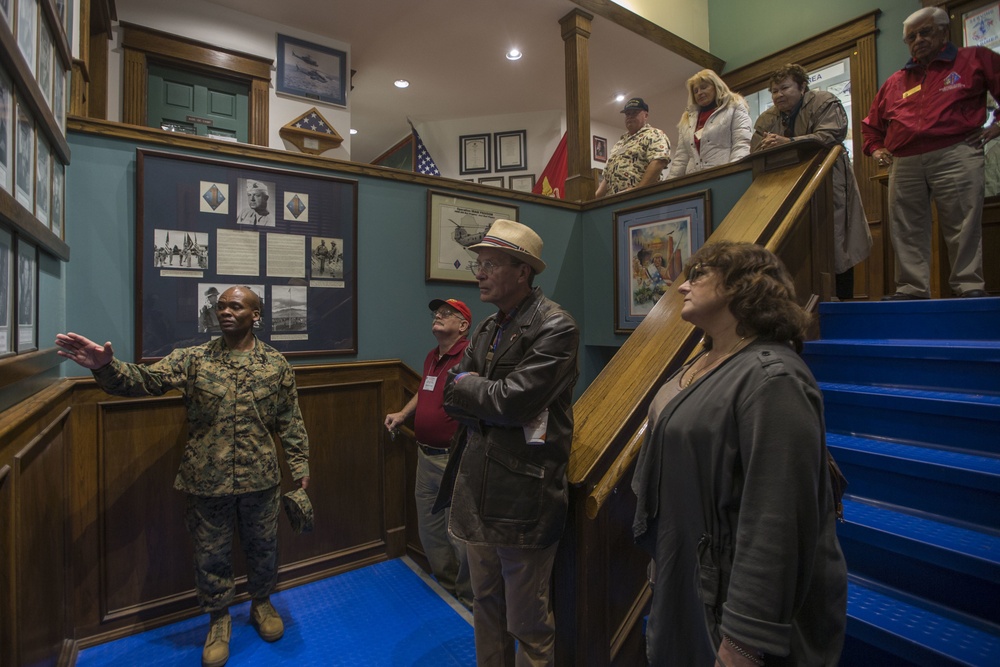 1st Marine Division Veterans Visit the White House