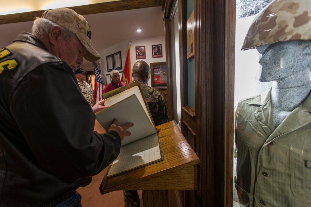 1st Marine Division Veterans Visit the White House