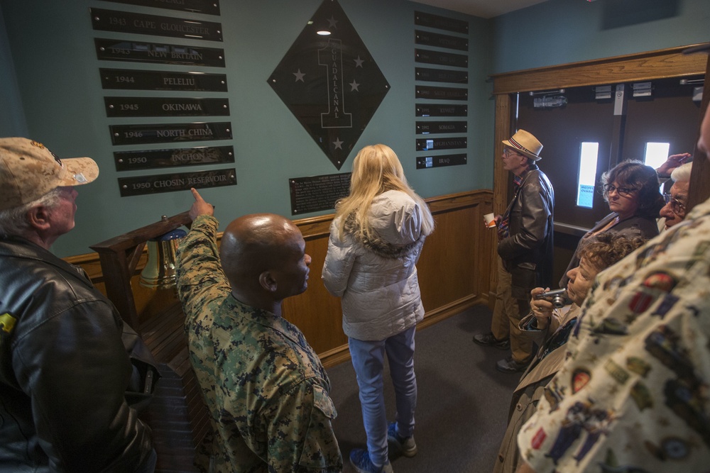 1st Marine Division Veterans Visit the White House