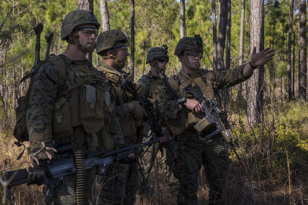 Marines with 1/8 participate in TRAP training