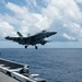 The aircraft carrier USS John C. Stennis (CVN 74) conducts flight operations