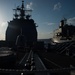 USS Mobile Bay (CG 53) conducts a replenishment-at-sea