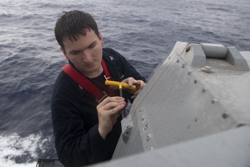 U.S. Navy Cryptologic Technician (Technical) 2nd Class Ronnie Wilson, from Lodi, California
