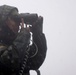 U.S. Navy Personnel Specialist 3rd Class Joshua Chacon, from Moreno Valley, California, stands a lookout watch