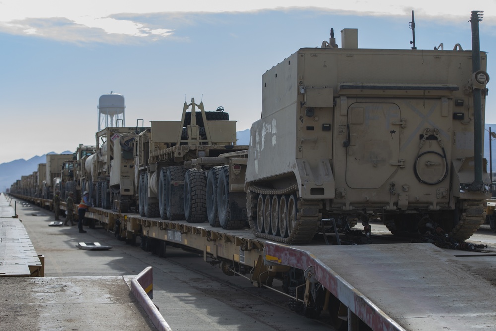 CLB-6 Rail Ops in Barstow