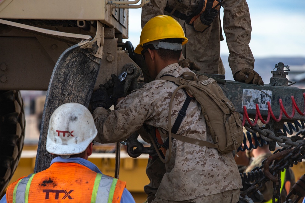 CLB-6 Rail Ops in Barstow