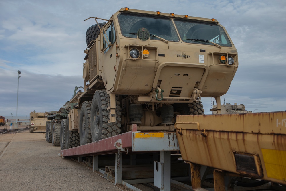 CLB-6 Rail Ops in Barstow