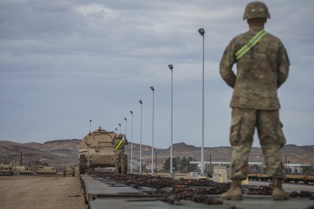 CLB-6 Rail Ops in Barstow