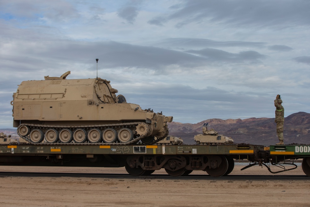 CLB-6 Rail Ops in Barstow