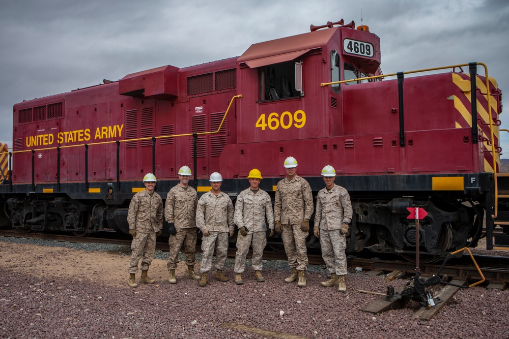 CLB-6 Rail Ops in Barstow