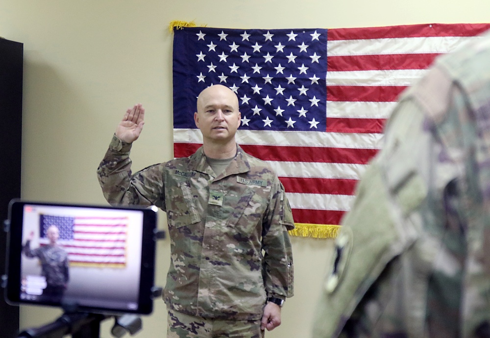 Col. McCallum Promotion