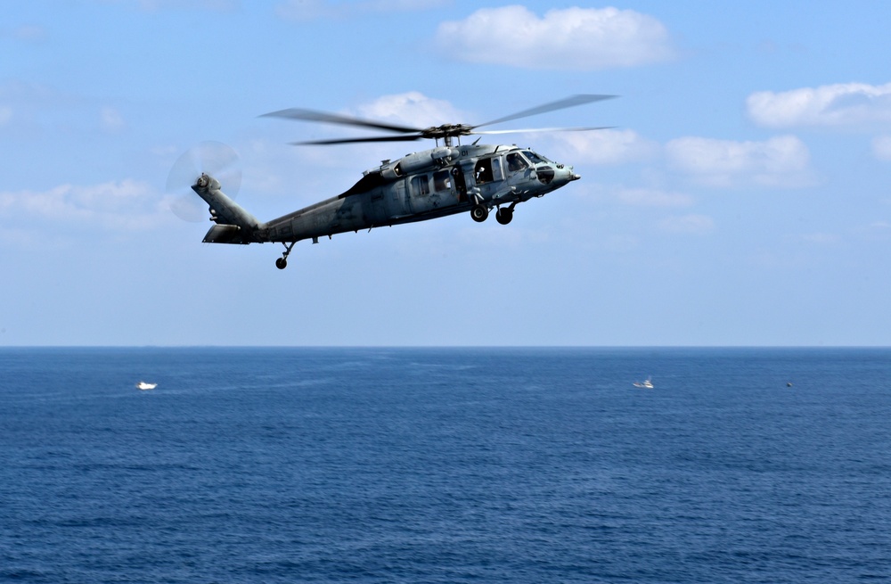 USS WASP (LHD 1) OPERATIONS AT SEA