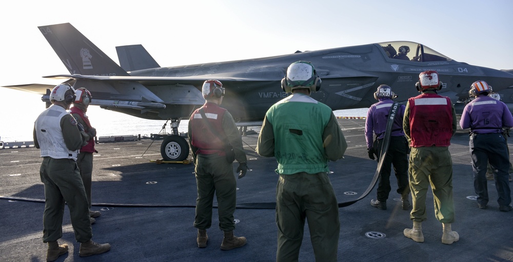 USS WASP (LHD 1) OPERATIONS AT SEA