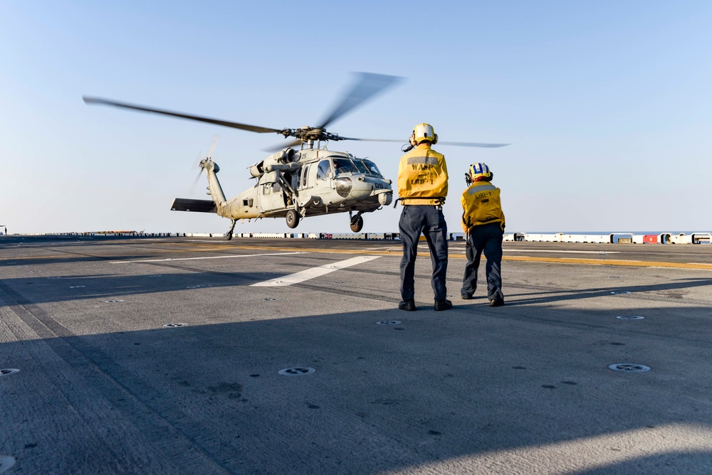 USS WASP (LHD 1) OPERATIONS AT SEA