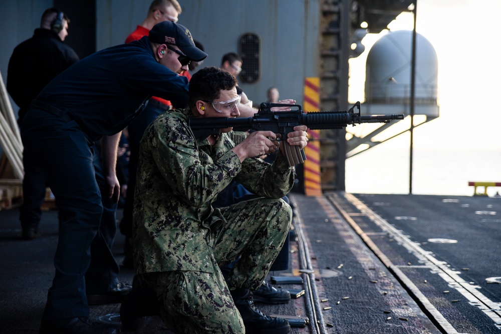 USS WASP (LHD 1) OPERATIONS AT SEA