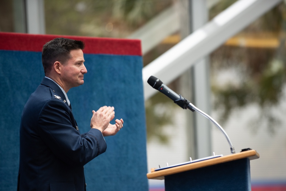 VCJCS at Joint USAF CSO / USN NFO Winging Ceremony