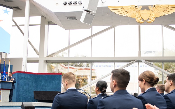 VCJCS at Joint USAF CSO / USN NFO Winging Ceremony