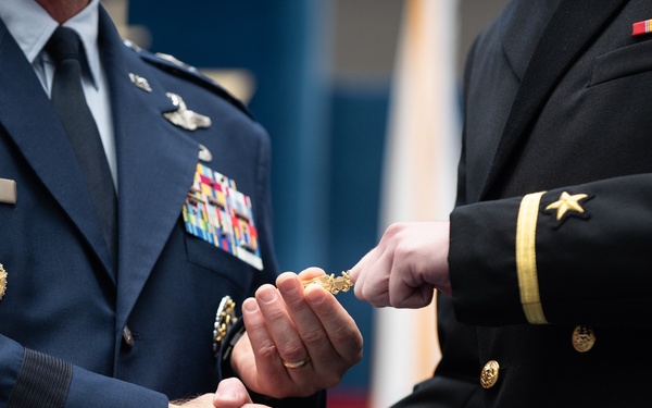 VCJCS at Joint USAF CSO / USN NFO Winging Ceremony