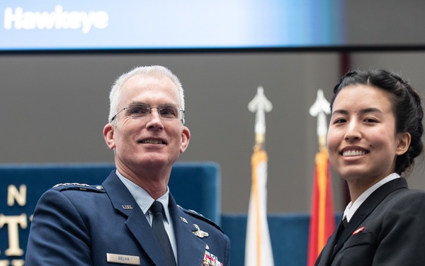 VCJCS at Joint USAF CSO / USN NFO Winging Ceremony