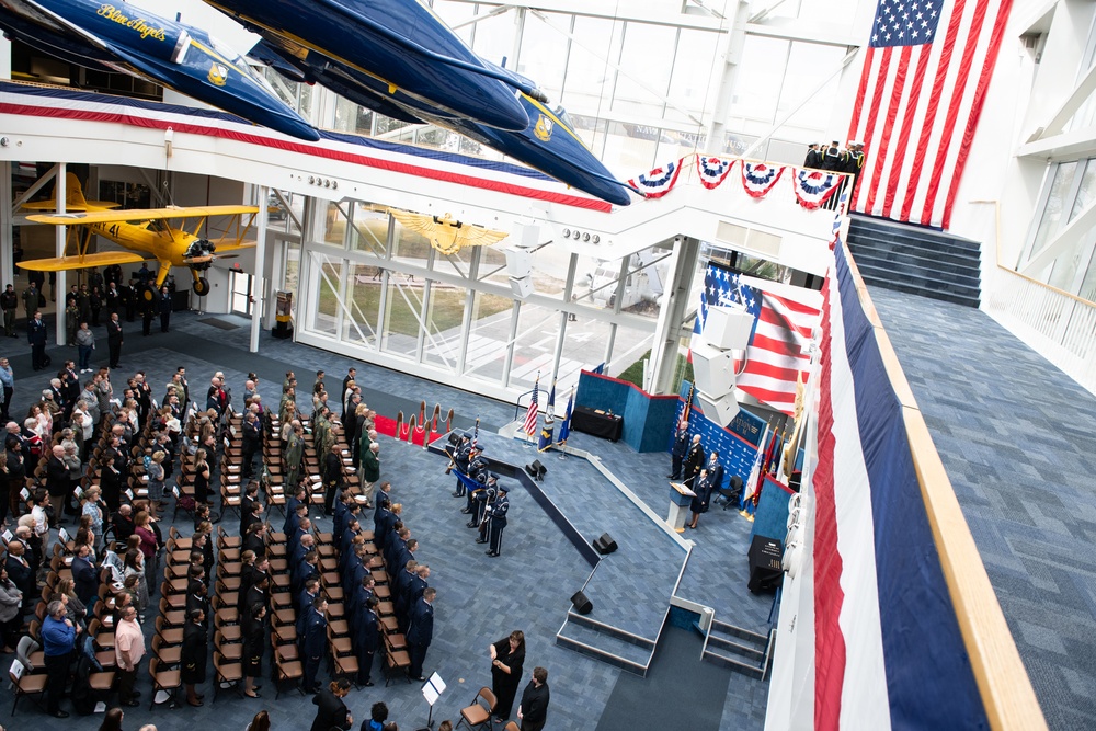 VCJCS at Joint USAF CSO / USN NFO Winging Ceremony