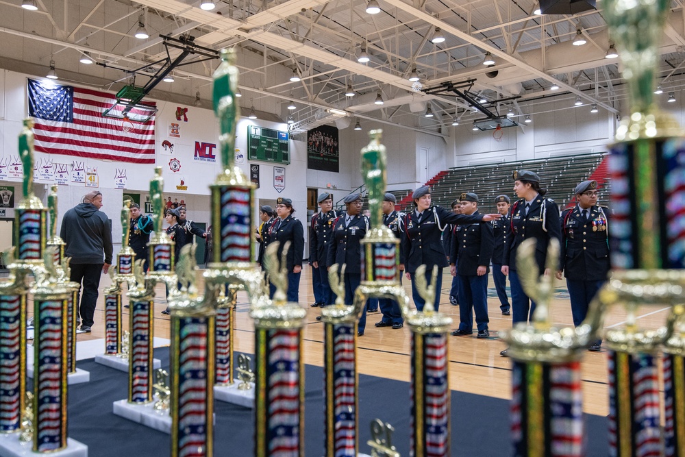 Indiana National Guard supports JROTC drill meet