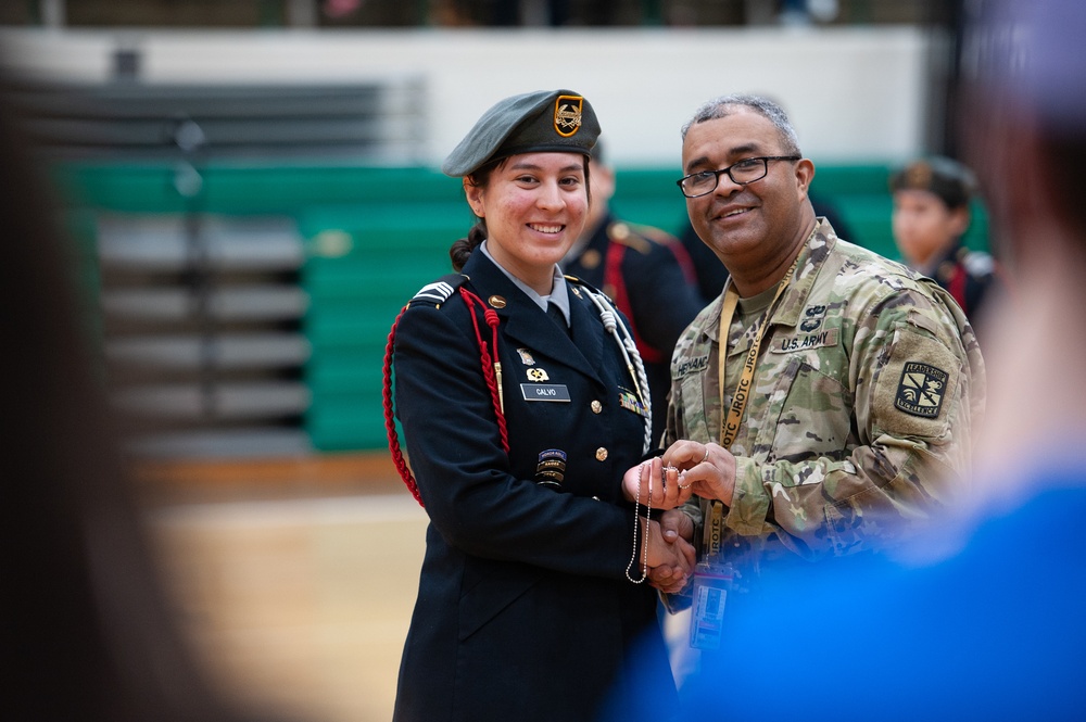 Indiana National Guard supports JROTC drill meet