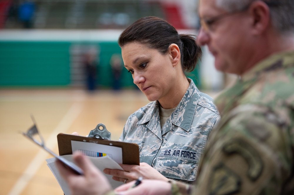 Indiana National Guard supports JROTC drill meet