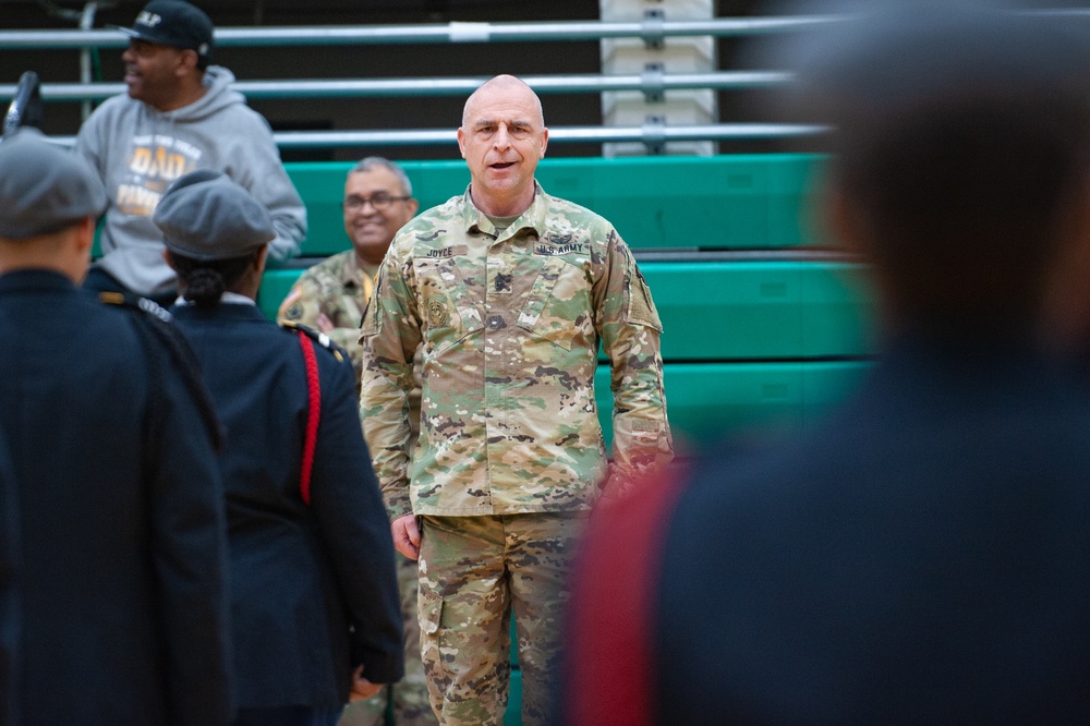 Indiana National Guard supports JROTC drill meet