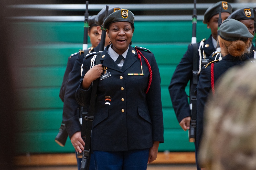 Indiana National Guard supports JROTC drill meet