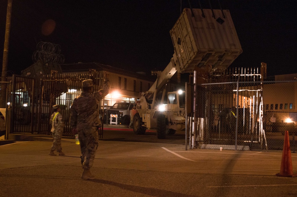 297th ICTC relocates containers from DeConcini POE