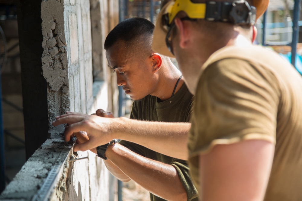 Cobra Gold 19: U.S. Navy build classrooms and bonds with Royal Thai Navy