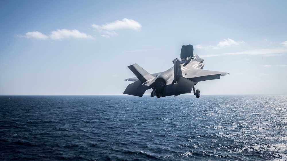 USS Wasp conducts flight operations