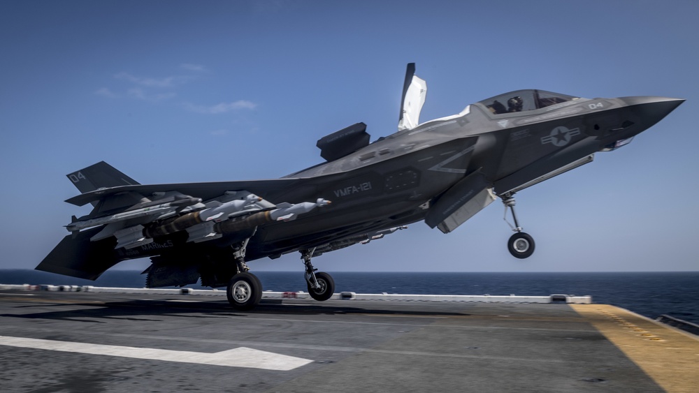 USS Wasp conducts flight operations