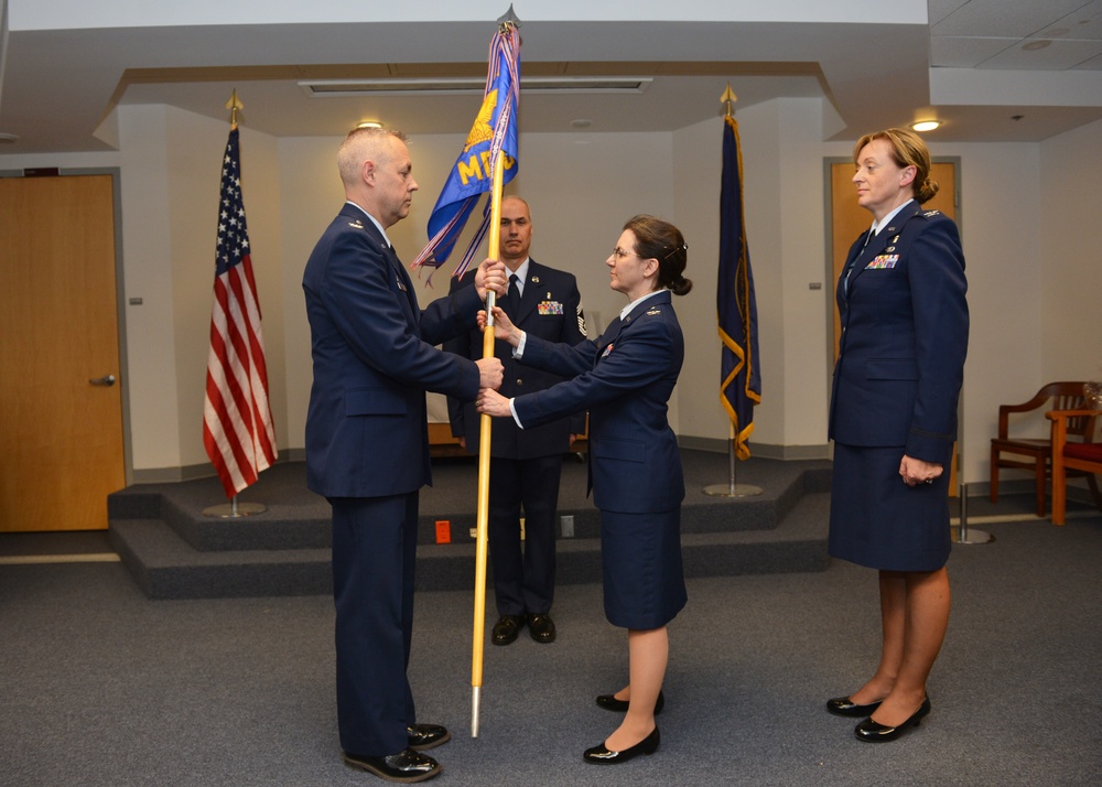 Col. Kathleen Amyot relinquishes command of the 155th medical group