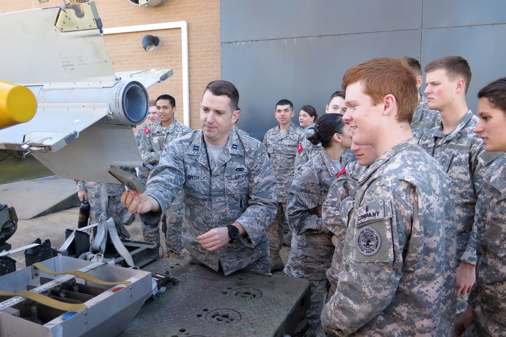 The Citadel Air Force ROTC base tour
