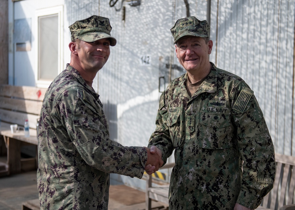 Assistant Secretary of the Navy, Chief of Navy Reserve visit CJTF-HOA Sailors, Marines