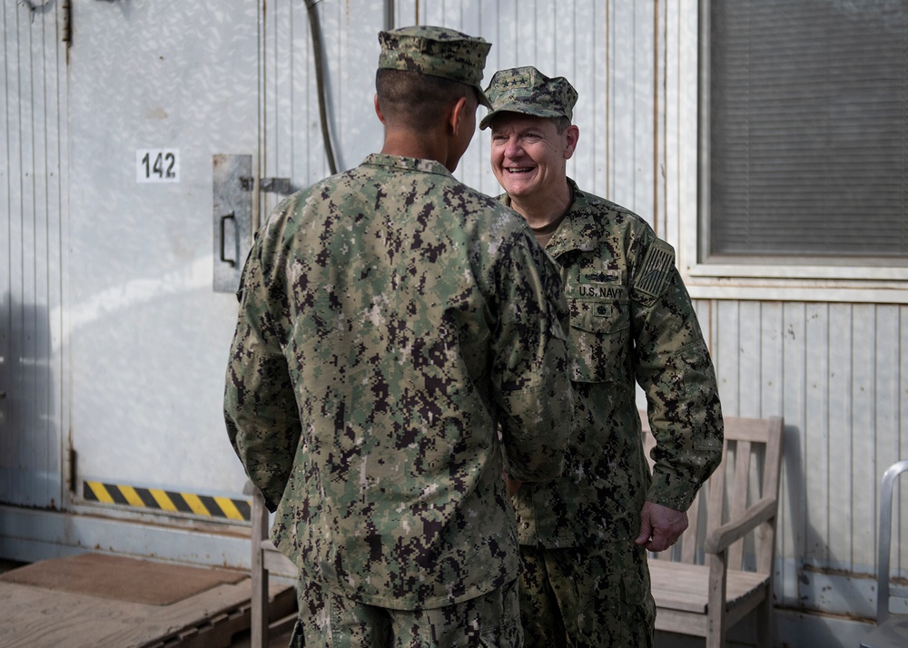 Assistant Secretary of the Navy, Chief of Navy Reserve visit CJTF-HOA Sailors, Marines