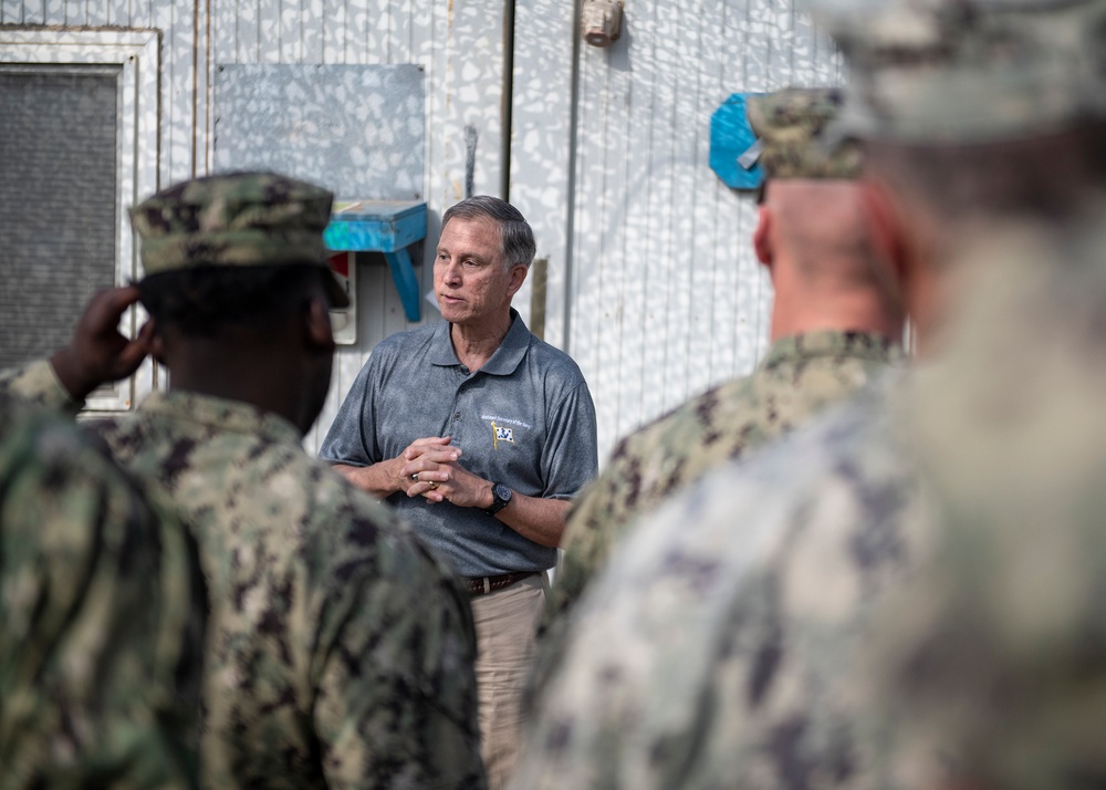 Assistant Secretary of the Navy, Chief of Navy Reserve visit CJTF-HOA Sailors, Marines