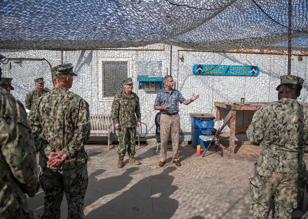 Assistant Secretary of the Navy, Chief of Navy Reserve visit CJTF-HOA Sailors, Marines