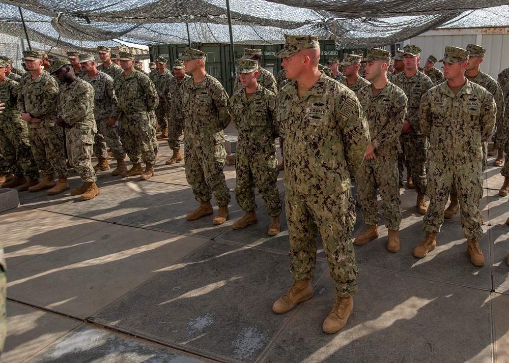 Assistant Secretary of the Navy, Chief of Navy Reserve visit CJTF-HOA Sailors, Marines