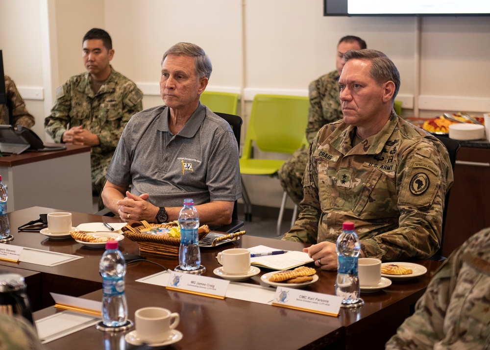 Assistant Secretary of the Navy, Chief of Navy Reserve visit CJTF-HOA Sailors, Marines