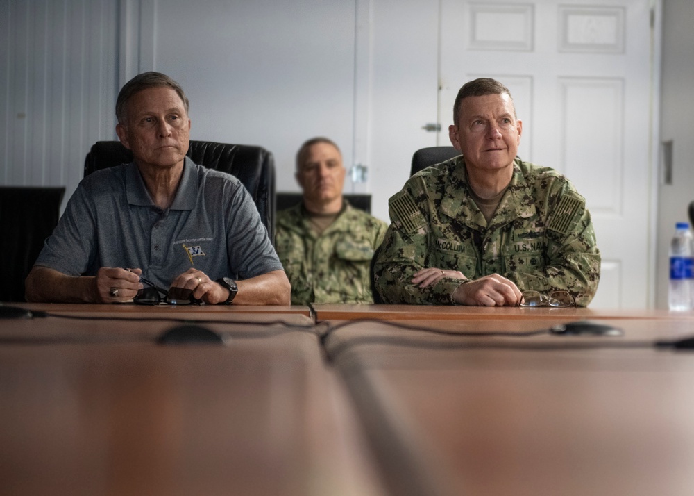 Assistant Secretary of the Navy, Chief of Navy Reserve visit CJTF-HOA Sailors, Marines